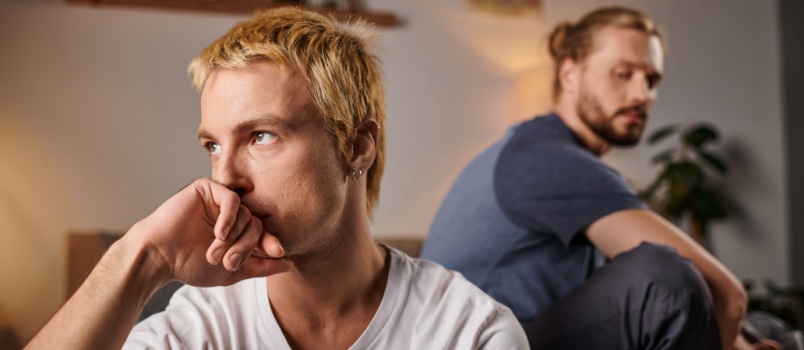Couple having conflicts