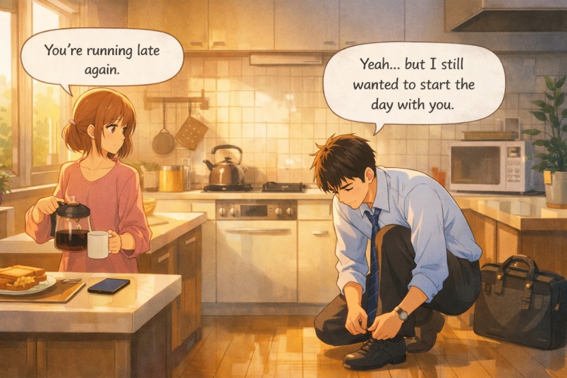 Early morning kitchen