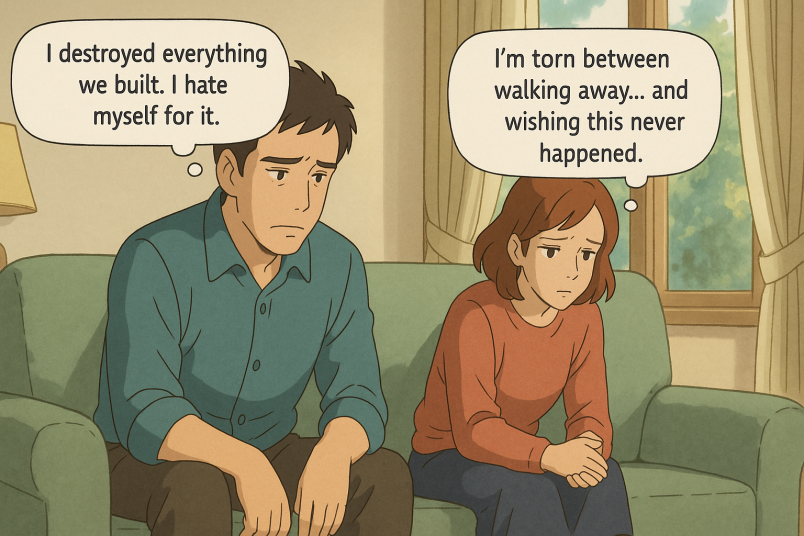 Infidelity come to light