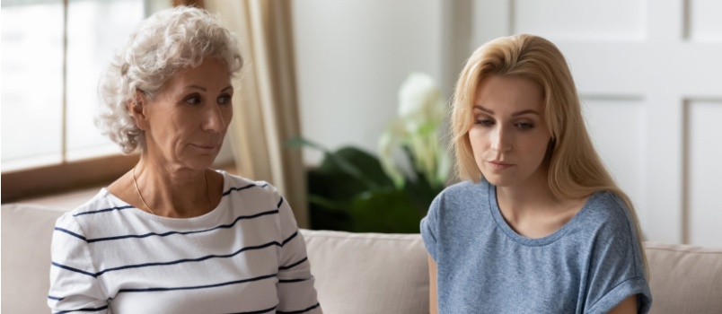 Couple having misunderstanding