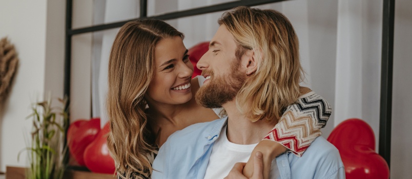 Young loving couple
