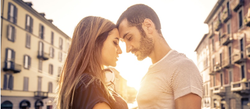 Young loving couple