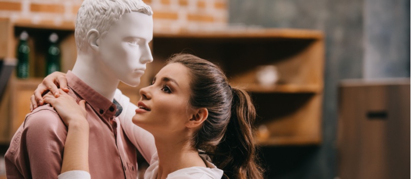 Young man hugging layman