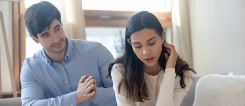 Man asking for forgiveness