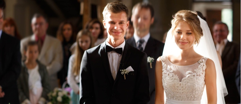 Classic wedding ceremony