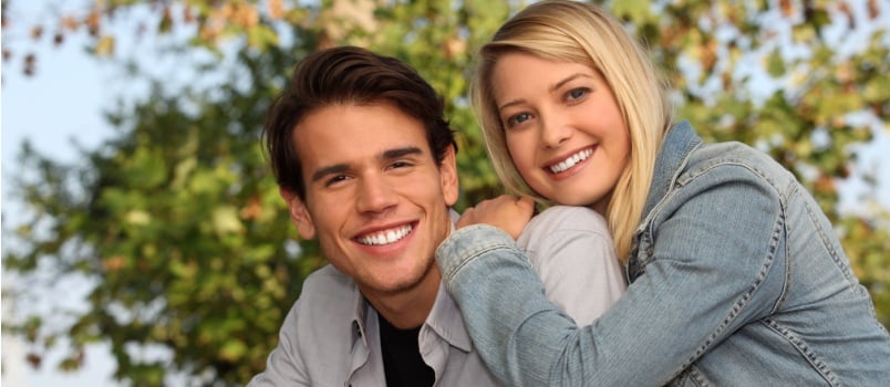 Happy couple