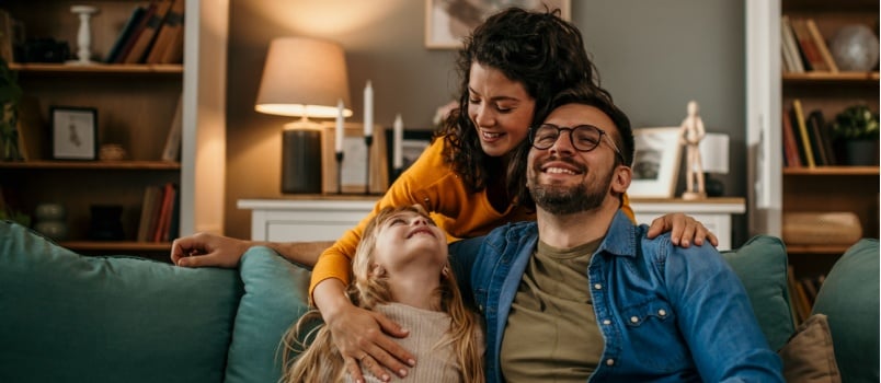 Family spending quality time