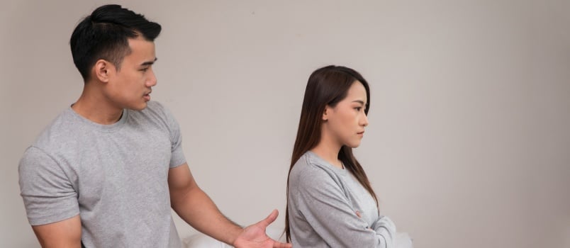 Couple having conflicts