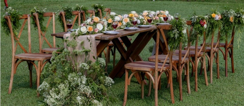 Decoration for wedding party