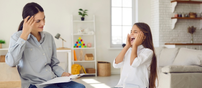 Spoiled disobedient child