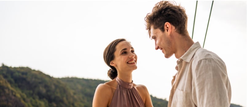 Young loving couple