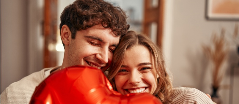 Happy loving couple
