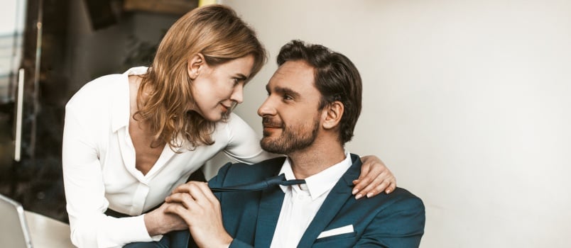 young bold couple 