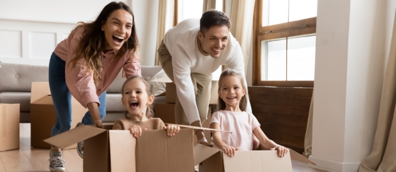 Family having fin time together 