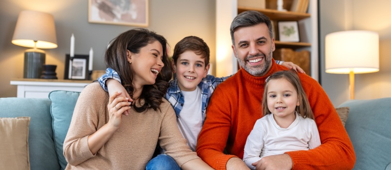 happy loving family 