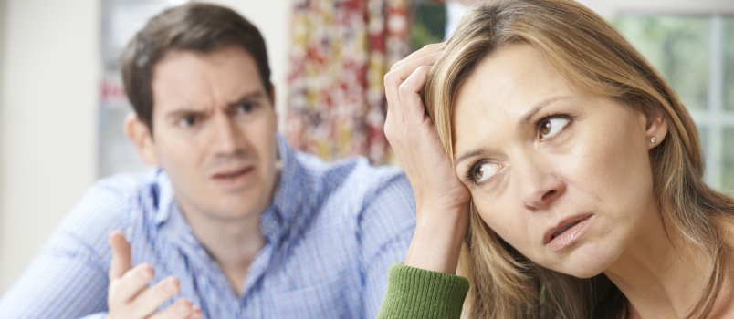 Couple having argument