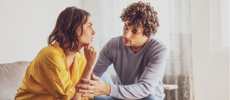 Couple having argument