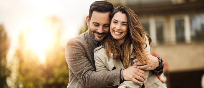 Young loving couple