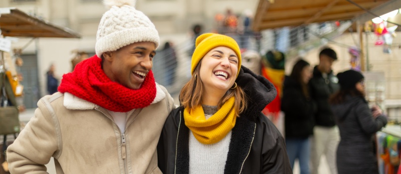Young couple on a vacation