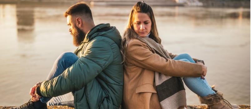 Couple having conflicts