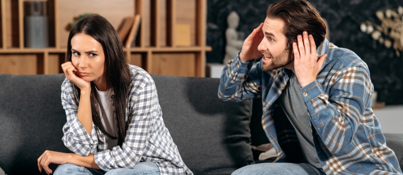 Couple having argument