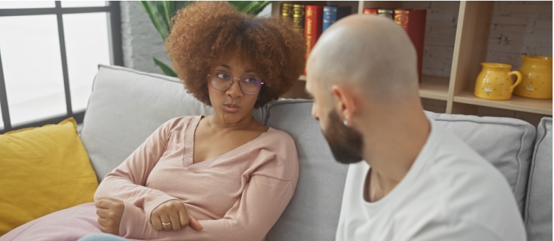 couple talking to each other