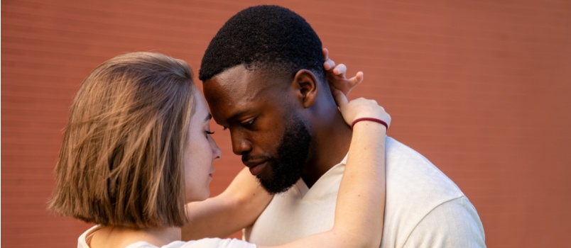 young couple in love