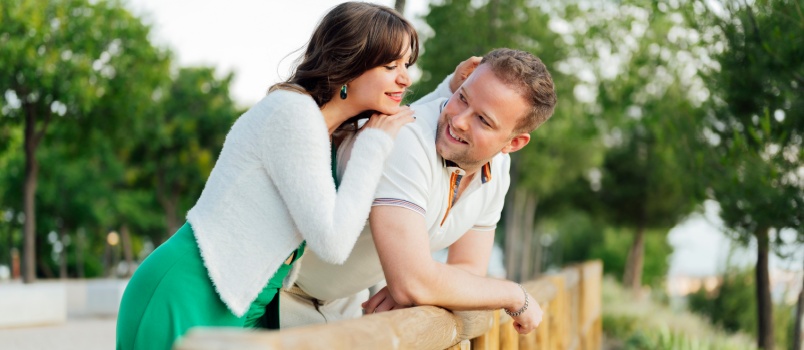 Couple spending time together