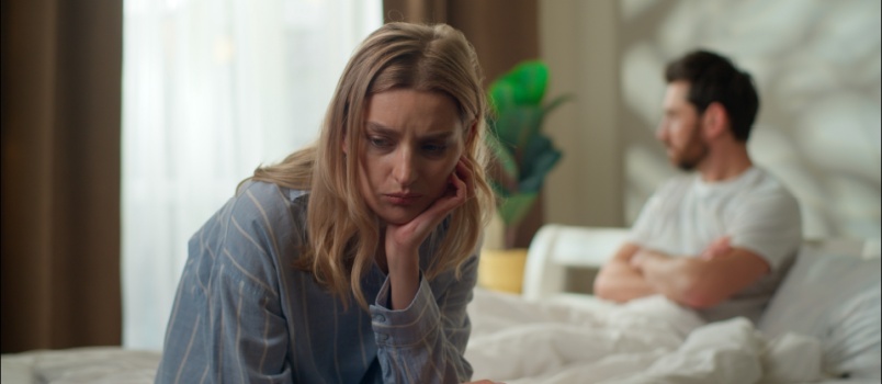 Young couple having conflicts 