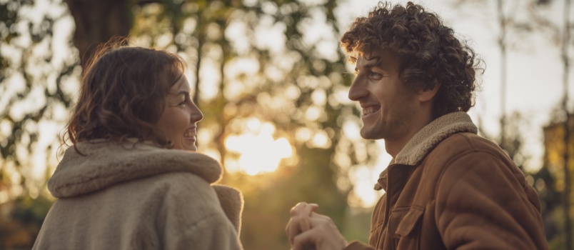 couple enjoying together