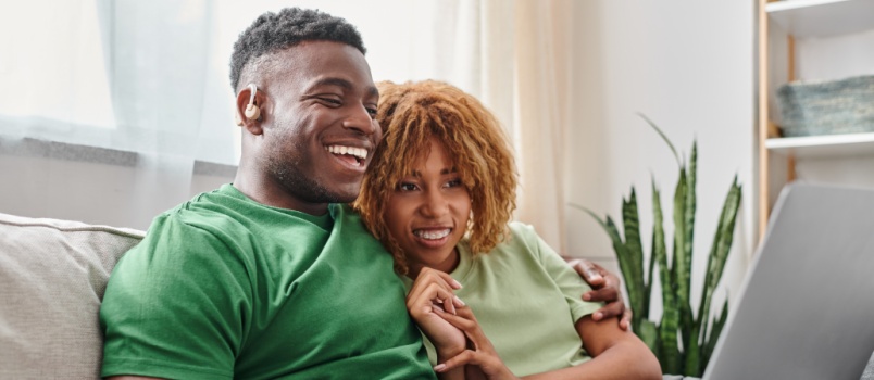 Young couple having quality time 
