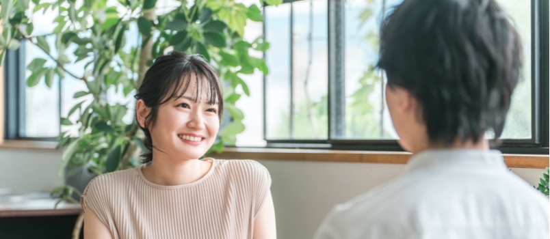 Young couple on a date