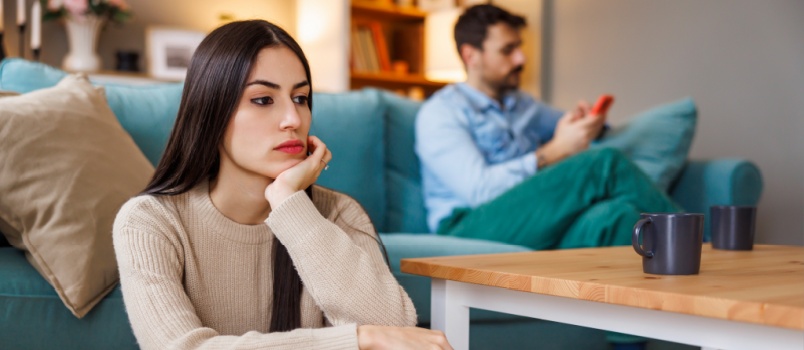 Couple having conflicts