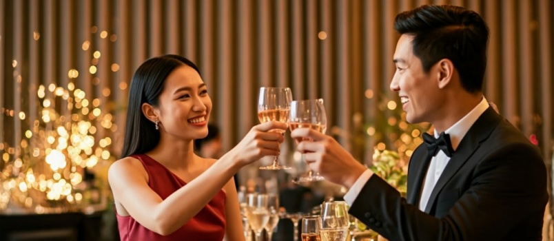 Young couple on a date 