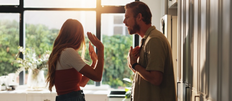 Couple having conflcits