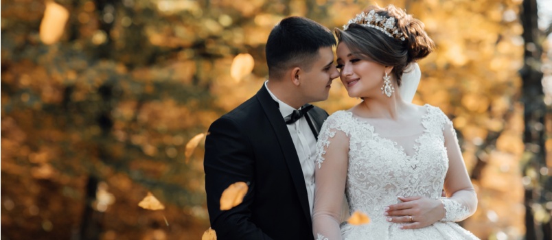 newly married couple