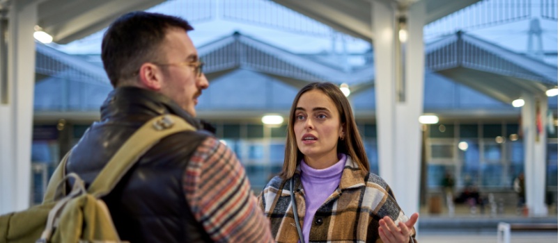 Couple having argument