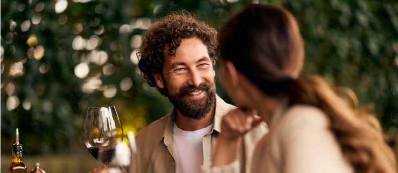 Young couple on a date