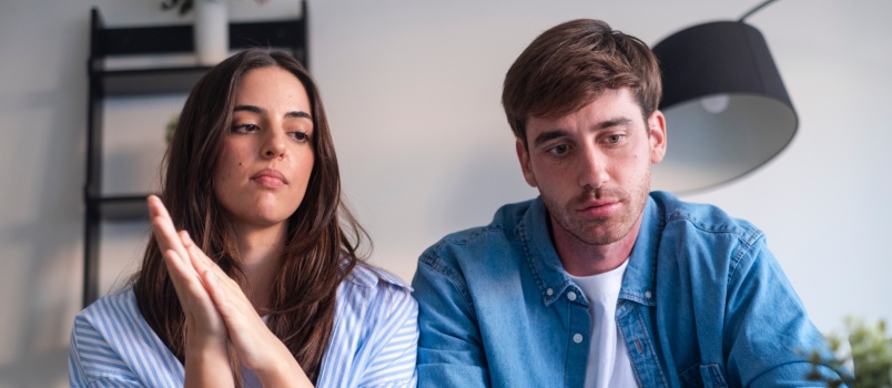 Couple having conflicts