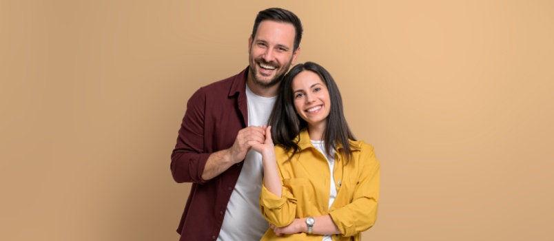 Young loving couple