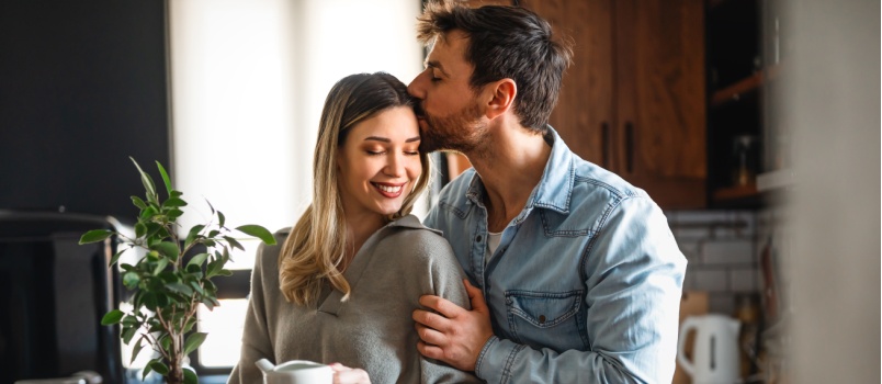 Young loving couple