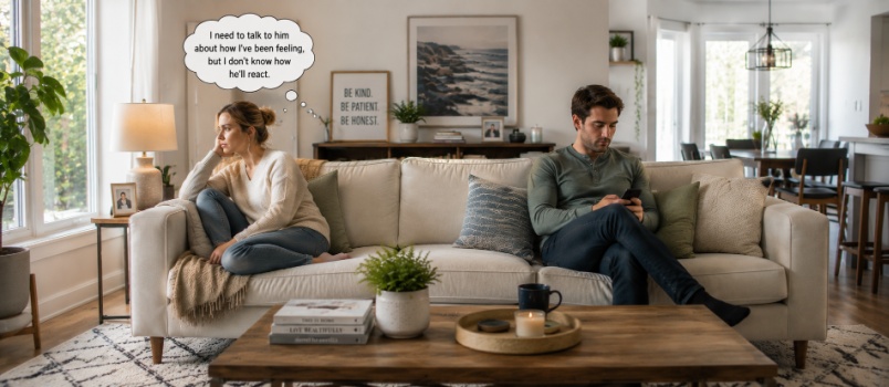 Couple can't express themselves