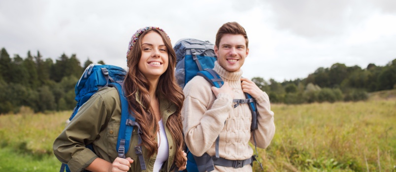 pareja sobre turismo