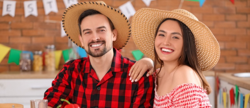 joven pareja amorosa