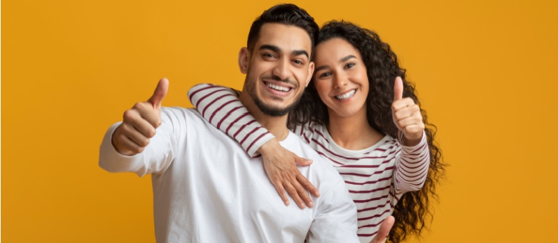 young loving couple