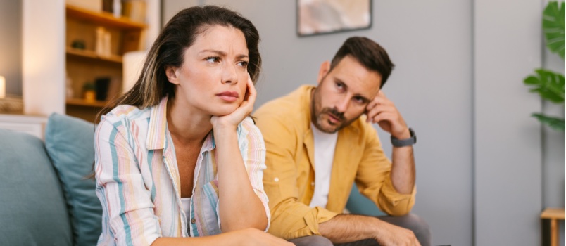young couple having problems