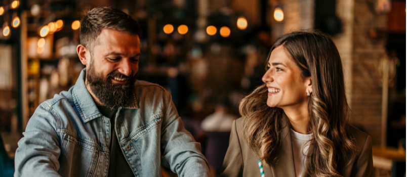 Young couple on a date 