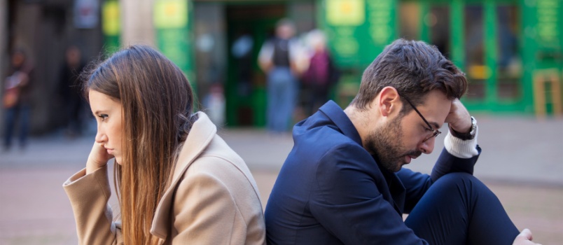 couple ayant des conflits