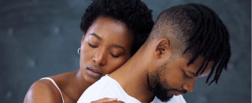 Young couple relaxing together