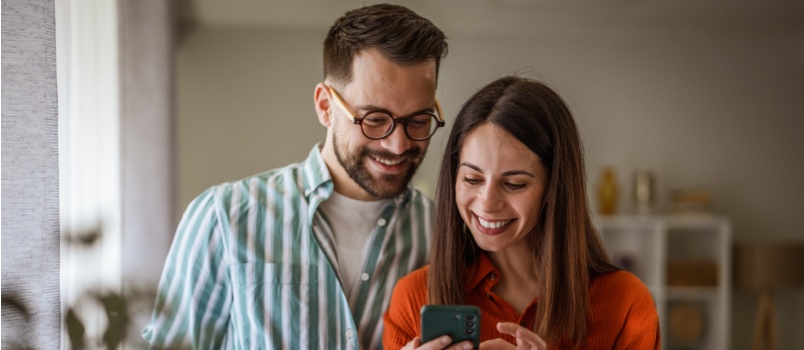 young loving couple